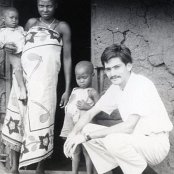 Earl with Ali's family, Same, Tanzania