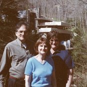 Earl, Joanne, and Virginia Ryan at Falling Water, PA