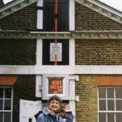 Joanne toeing the line at Greenwich, UK