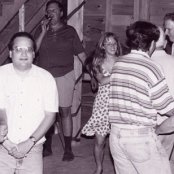 Squaredancing at Morse barn, John Thompson calling